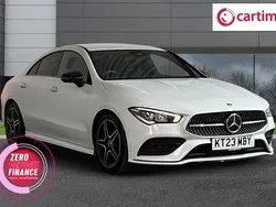 White Used 2023 Mercedes CLA180 AMG Line Premium Sedan | £24,878 (Fair price)