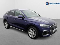 Blue Used 2021 Audi Q5 S-Line SUV | £27,049 (Fair price)