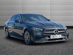 Grey Used 2024 Mercedes C200 AMG line Sedan | £29,195 (Fair price)