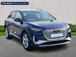 Blue Used 2024 Audi Q4 e-tron S-Line SUV | £39,999 (A bit pricey)
