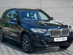 Black Used 2021 BMW X3 M Sport SUV | £32,992 (A bit pricey)