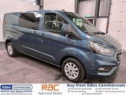 Blue Used 2022 Ford Transit Custom Limited Van | £32,388