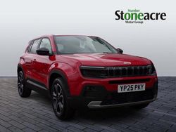 Red New 2025 Jeep Avenger Summit SUV | £22,845 (Fair price)