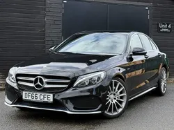 Black Used 2016 Mercedes C200 AMG line Sedan | £12,990 (Fair price)