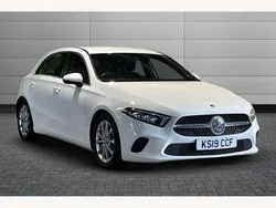 Polar white Used 2019 Mercedes A180 Hatchback | £13,450 (Fair price)