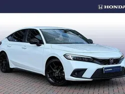 Platinum white Used 2022 Honda Civic Hybrid Hatchback | £26,399 (Good price)