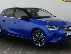 Blue Used 2022 Vauxhall Corsa-e Elite Hatchback | £10,995 (Fair price)