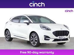 White Used 2021 Ford Puma Gen-E ST-Line SUV | £13,149 (Fair price)