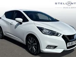 White Used 2018 Nissan Micra Acenta Hatchback | £7,595 (Fair price)