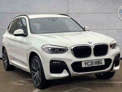 White Used 2021 BMW X3 M Sport SUV | £29,895 (Good price)