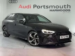 Black Used 2022 Audi A4 Black Edition Estate | £26,140 (A bit pricey)