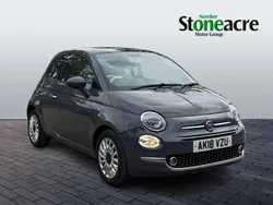 Grey Used 2018 Fiat 500 Lounge Hatchback | £7,595 (Fair price)