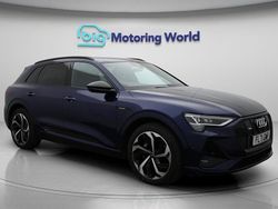 Blue Used 2021 Audi e-tron Black Edition SUV | £26,600 (Fair price)