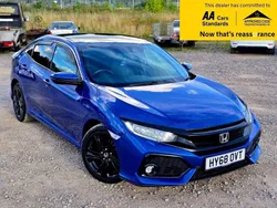 Blue Used 2018 Honda Civic EX Hatchback | £9,988 (Fair price)