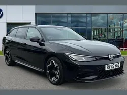 Black Used 2025 VW Passat R-line Estate | £35,437