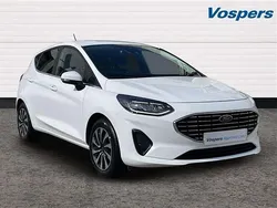 White Used 2023 Ford Fiesta Titanium Hatchback | £14,789 (Fair price)