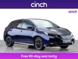 Blue Used 2022 Nissan Leaf Tekna Hatchback | £11,049 (Fair price)