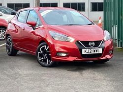 Red Used 2021 Nissan Micra Acenta Hatchback | £14,999 (Expensive)
