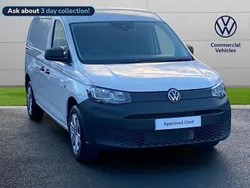 White New 2025 VW Caddy Maxi Business MPV | £23,999 (Expensive)