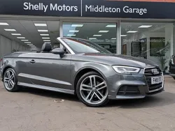 Grey Used 2018 Audi A3 Cabriolet S-Line Cabriolet | £14,250 (Fair price)