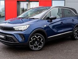 Blue Used 2022 Vauxhall Crossland Ultimate SUV | £12,950 (Fair price)