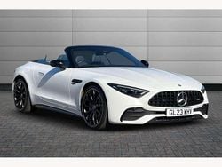 Opalite white magno Used 2023 Mercedes SL43 AMG Premium Plus Cabriolet | £72,950 (A bit pricey)