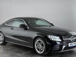 Black Used 2021 Mercedes C200 AMG line Coupe | £19,350 (Good price)