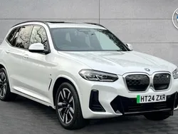White Used 2024 BMW iX3 M Sport SUV | £37,995 (Super price)
