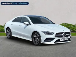White Used 2022 Mercedes CLA220 AMG Line Premium Plus Sedan | £27,999 (Fair price)