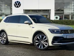 White Used 2020 VW Tiguan Allspace R-line SUV | £34,995