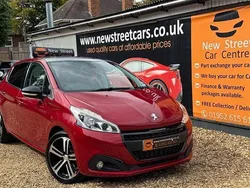 Red Used 2017 Peugeot 208 GT-line Hatchback | £4,984 (Fair price)