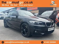 Black Used 2017 BMW 220 M Sport Coupe | £13,290 (Fair price)