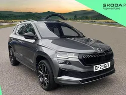 Graphite grey metallic Used 2023 Skoda Karoq SportLine SUV | £26,000 (Fair price)