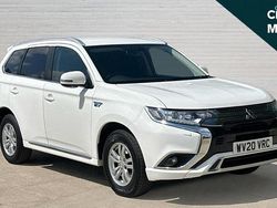 White Used 2020 Mitsubishi Outlander P-HEV SUV | £11,452
