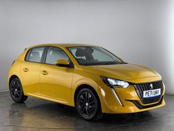 Yellow Used 2021 Peugeot 208 Active Premium Hatchback | £11,950 (Fair price)
