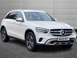 Diamond white bright Used 2020 Mercedes GLC300 Estate | £27,750 (Super price)