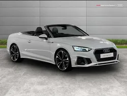 White Used 2020 Audi A5 Cabriolet Black Edition Cabriolet | £29,499