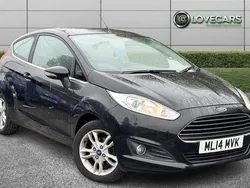 Black Used 2014 Ford Fiesta Zetec Hatchback | £3,490 (Good price)