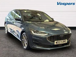 Blue Used 2023 Ford Focus Titanium Hatchback | £17,400 (Fair price)