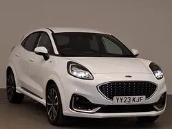 White Used 2023 Ford Puma ST-Line Hatchback | £22,498 (A bit pricey)