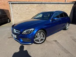 Blue Used 2016 Mercedes C250 AMG Line Premium Plus Coupe | £11,495