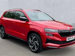 Red Used 2024 Skoda Karoq SportLine SUV | £29,490 (Fair price)