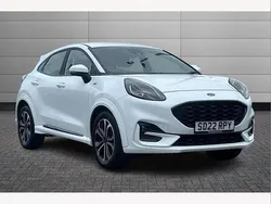 White Used 2022 Ford Puma ST-Line SUV | £14,190 (Fair price)