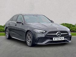Grey Used 2023 Mercedes C200 AMG line Sedan | £26,399 (Fair price)