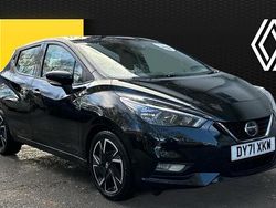 Black Used 2021 Nissan Micra Acenta Hatchback | £11,618 (A bit pricey)