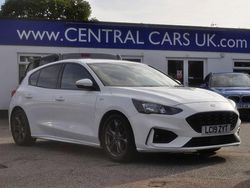White Used 2019 Ford Focus ST-Line Hatchback | £8,495 (Fair price)