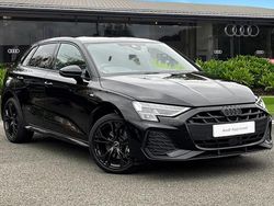 Black Used 2025 Audi A3 e-tron Black Edition Hatchback | £34,950