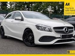 White Used 2018 Mercedes A200 AMG line Hatchback | £9,988 (Fair price)