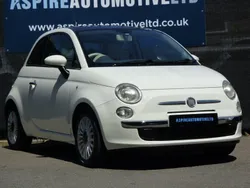 White Used 2011 Fiat 500 Lounge Hatchback | £2,495 (Fair price)