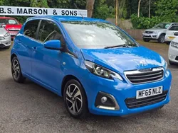 Blue Used 2015 Peugeot 108 Allure Hatchback | £5,250 (Fair price)